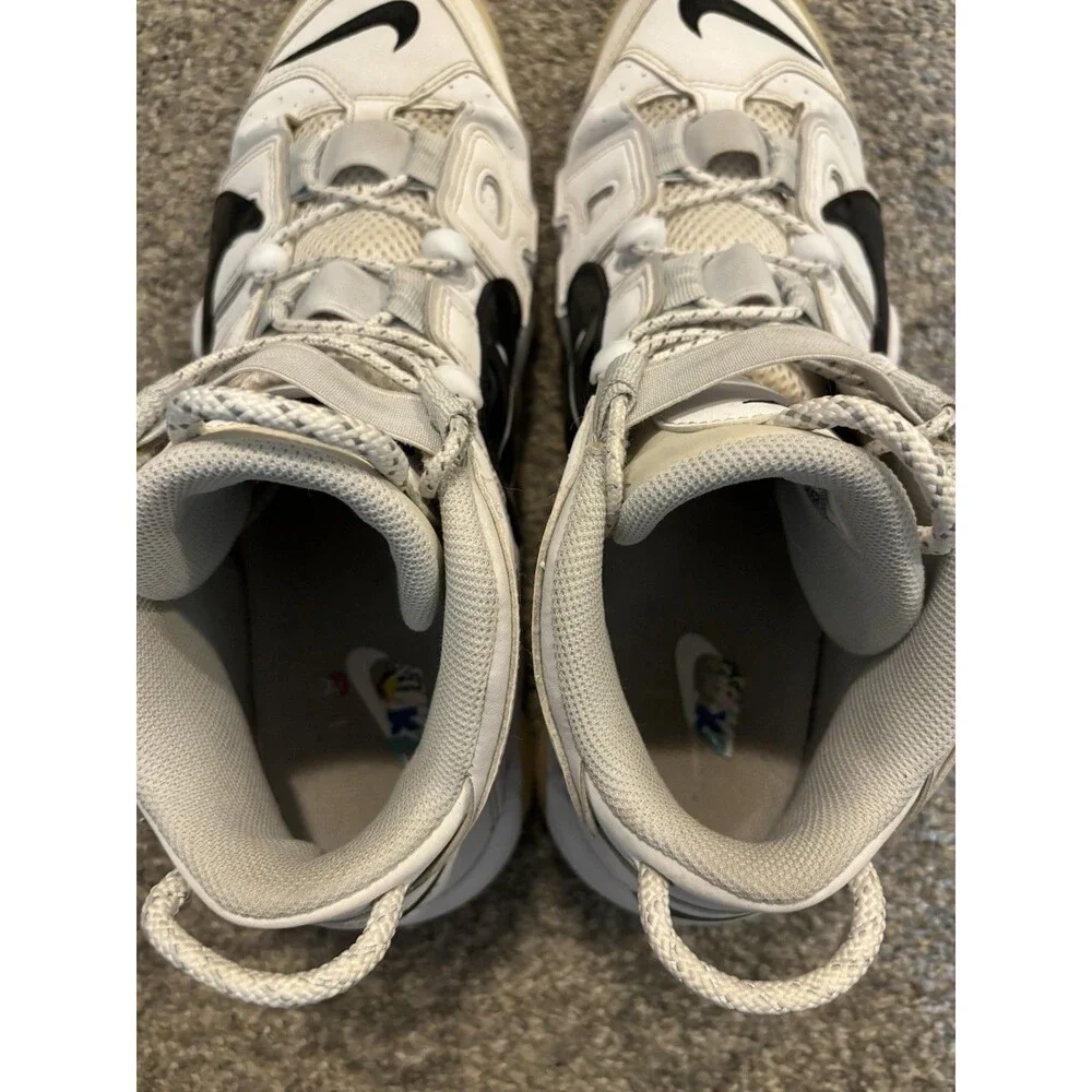 Nike Air DQ5014-100 More Uptempo 96  White Mesh Leather Sneakers Men's 11.5M